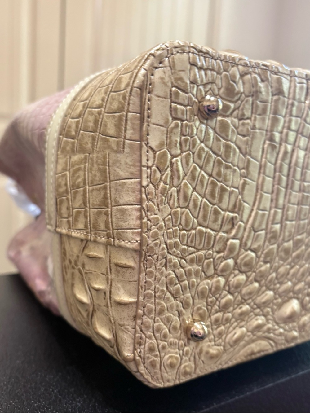 NWT Brahmin Amelia and matching CC Wallet in Lilac Whimsey - Picture 11 of 12